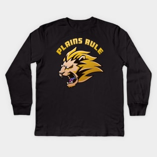 Plains Rule Kids Long Sleeve T-Shirt